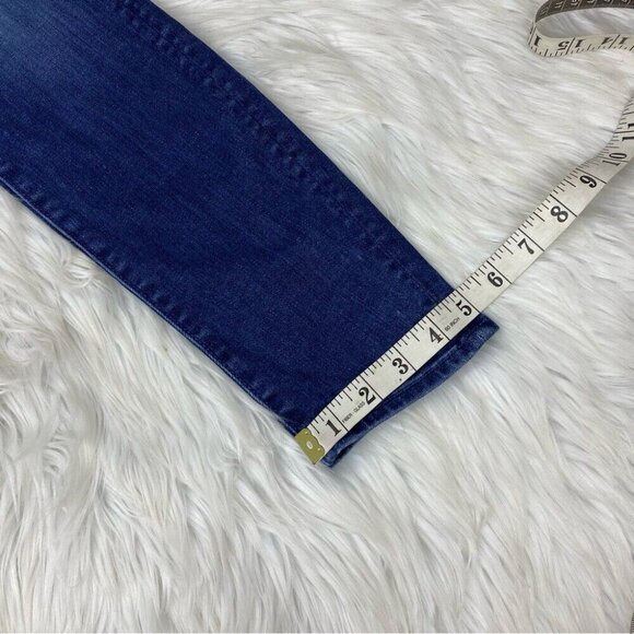 Mother Women The Looker Dark Graffiti Mid-Rise Skinny‎ Designer Jeans W24-26/L29 - Picture 15 of 15